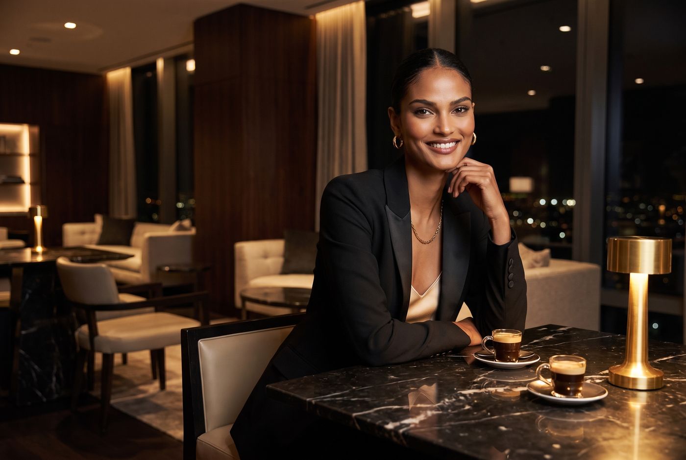 The Conversations — the long table, the room talking