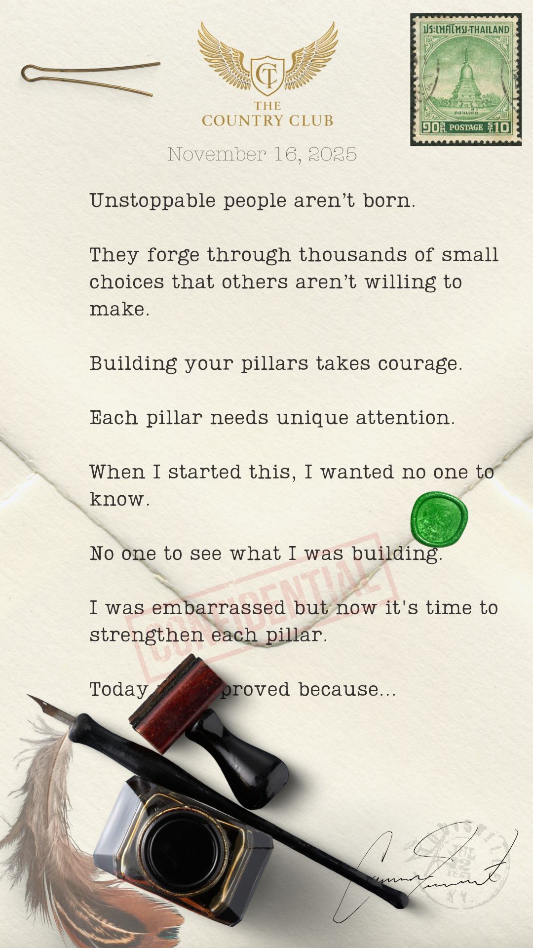November 16, 2025 &mdash; the page as it was written