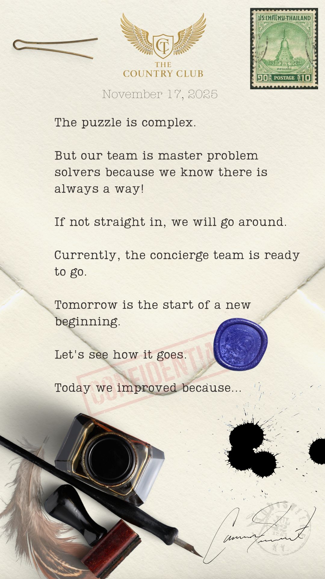 November 17, 2025 &mdash; the page as it was written
