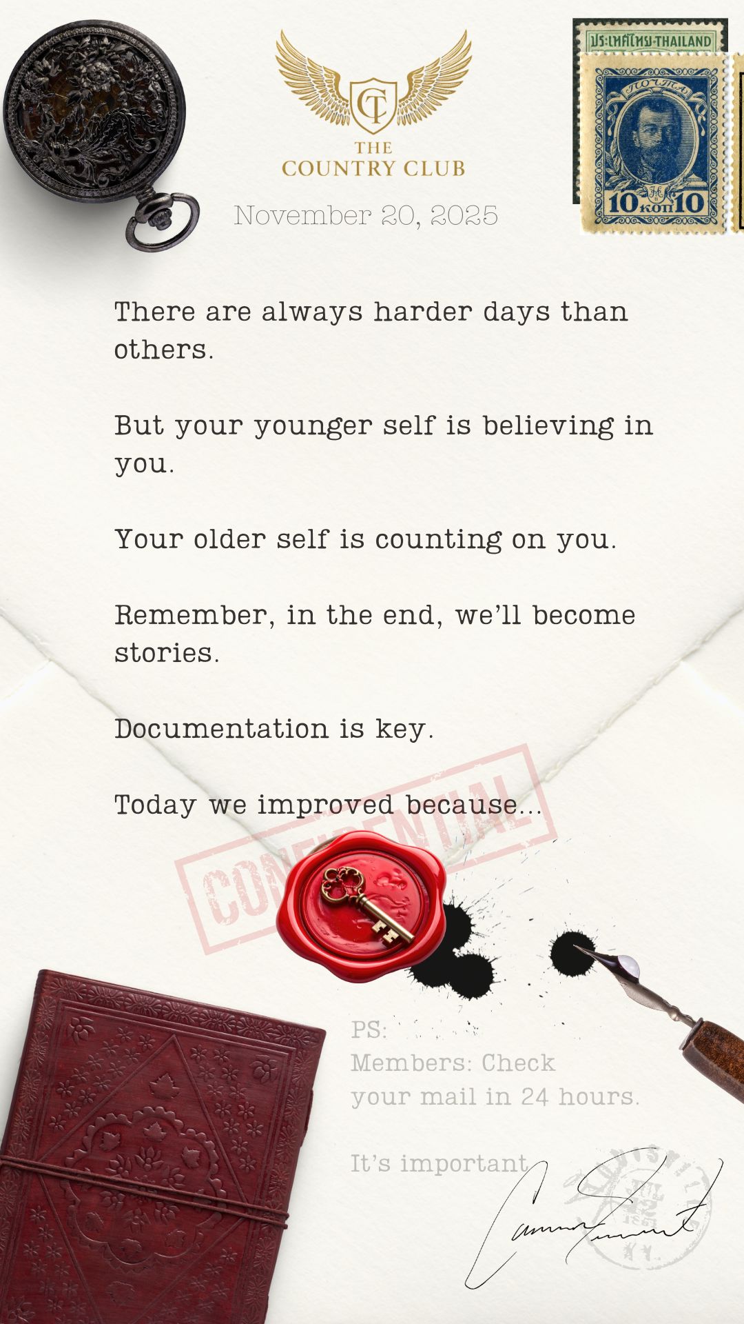 November 20, 2025 &mdash; the page as it was written