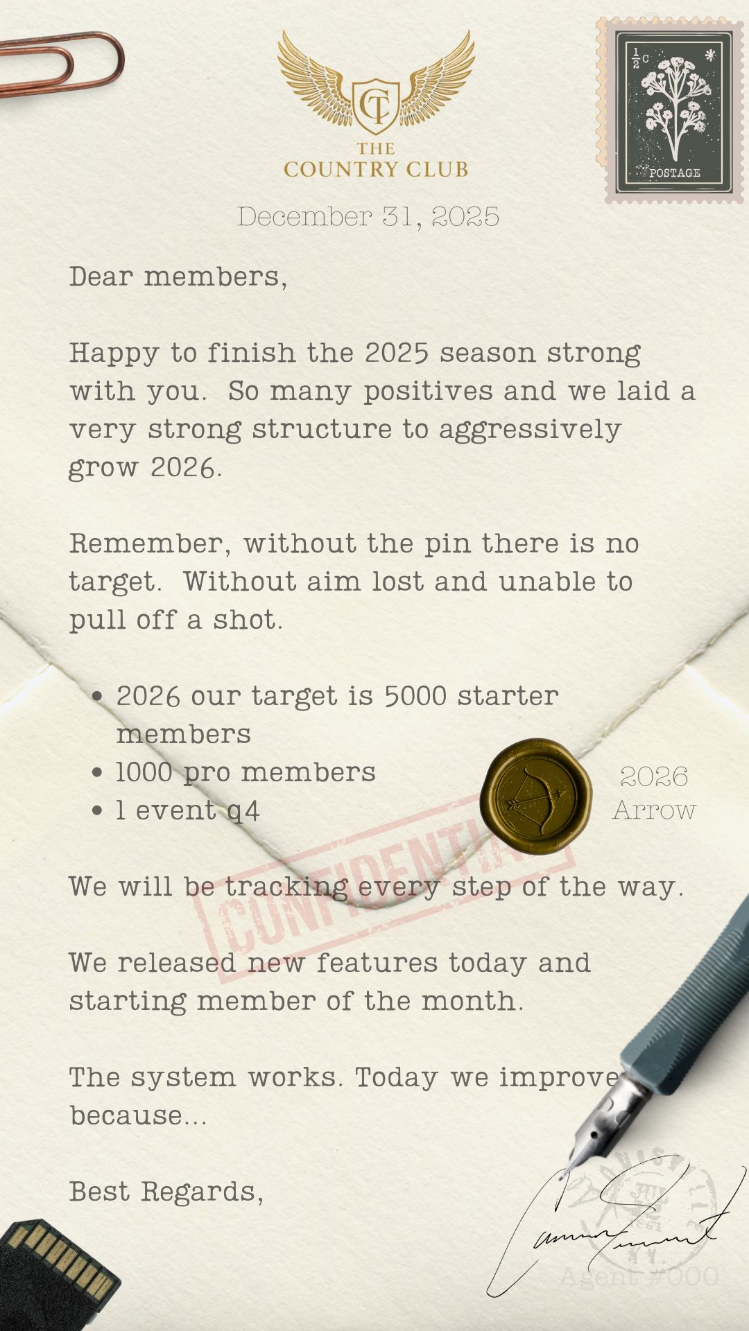 December 31, 2025 &mdash; the page as it was written