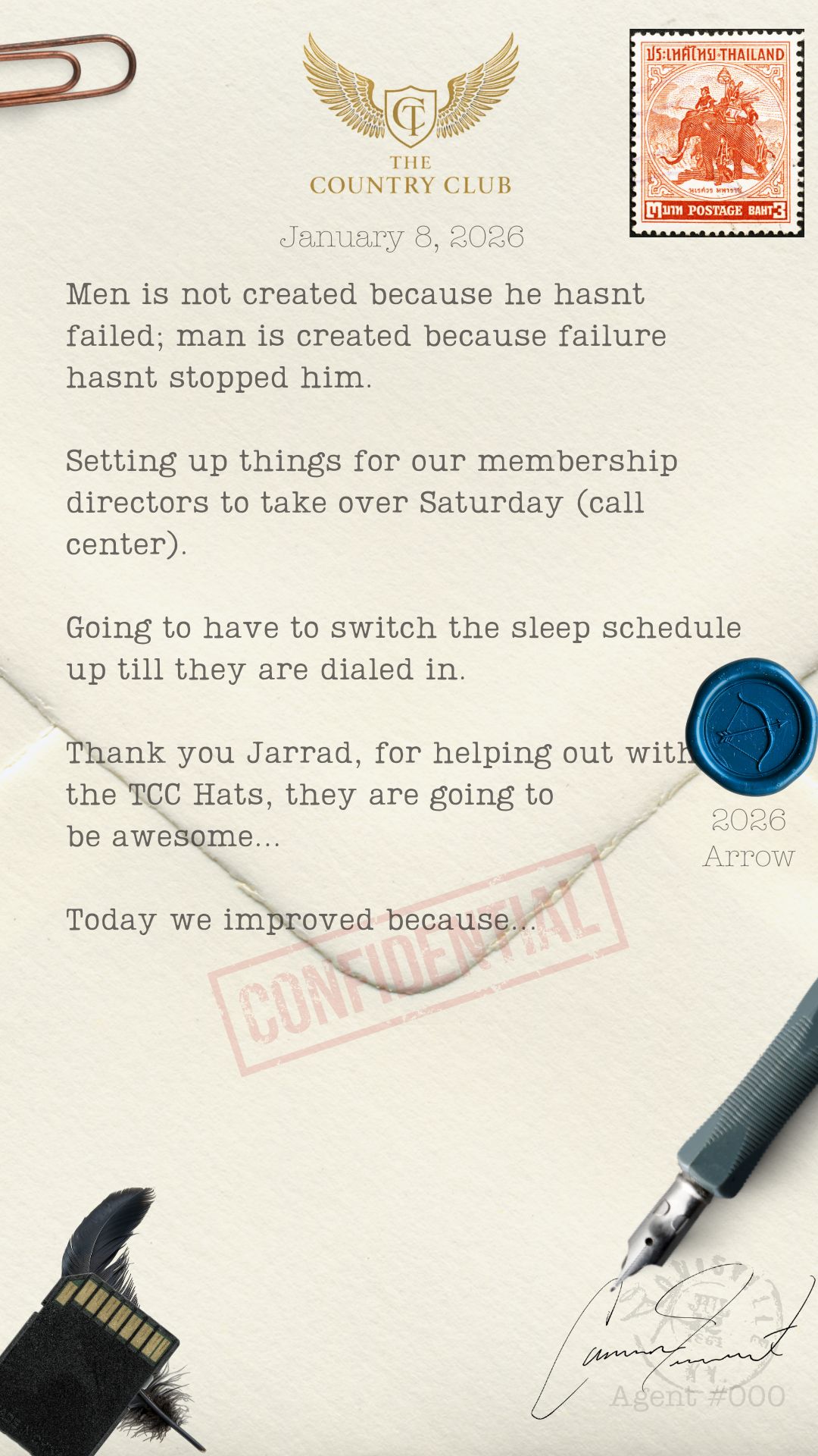 January 8, 2026 &mdash; the page as it was written