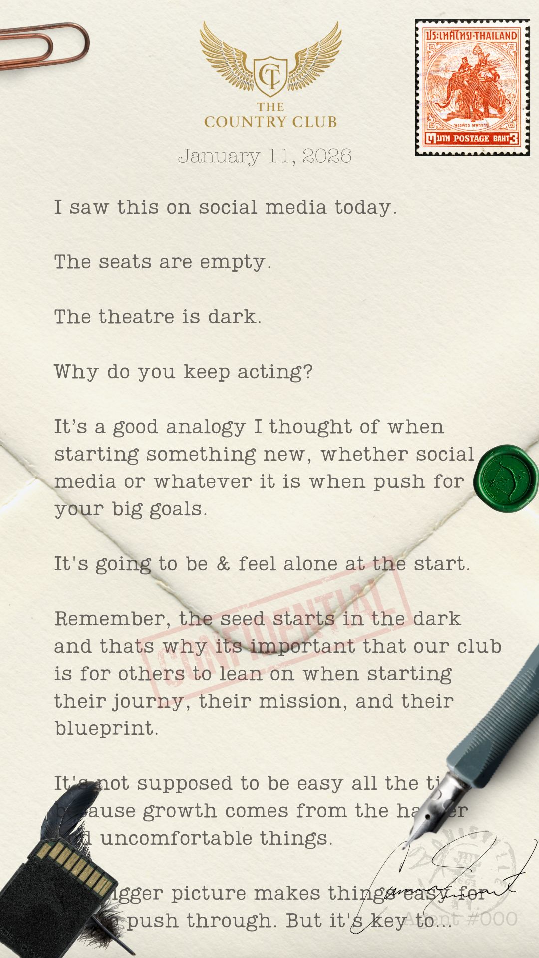 January 11, 2026 &mdash; the page as it was written