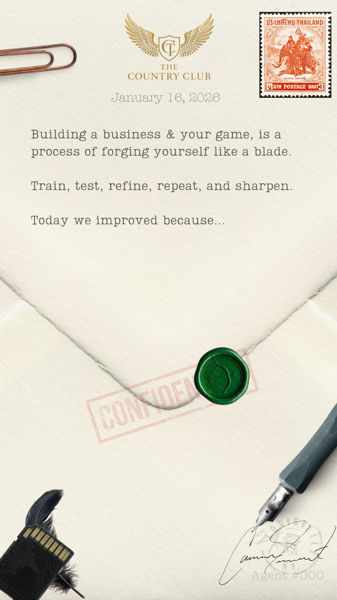 January 16, 2026 &mdash; the page as it was written